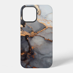 Luxury abstract fluid art painting background alco iPhone 12 case