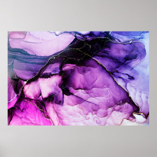 Luxury abstract fluid art painting background alco poster