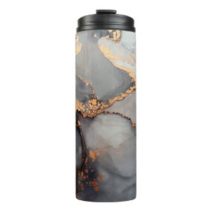 Luxury abstract fluid art painting background alco thermal tumbler