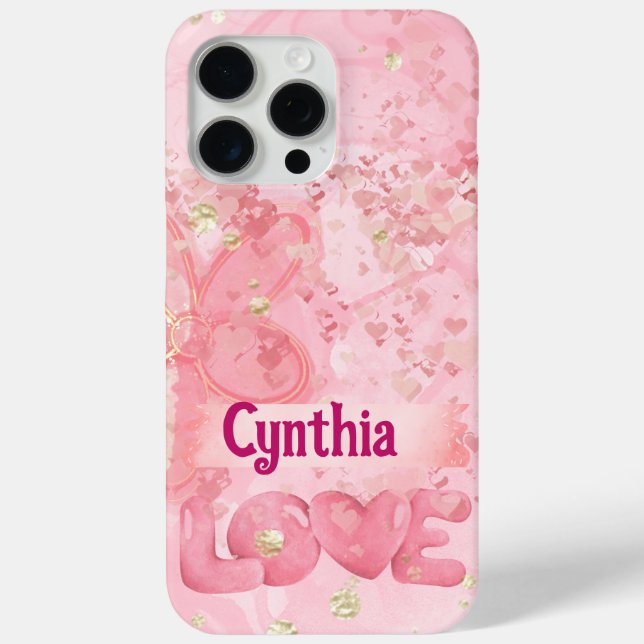 Luxury Abstract iPhone Case (Back)