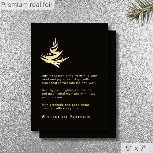 Luxury Abstract Tree Black Gold