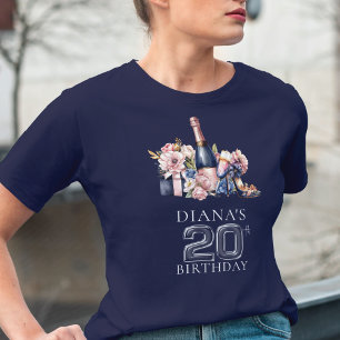 Luxury Adult Birthday 20th Personalised T-Shirt
