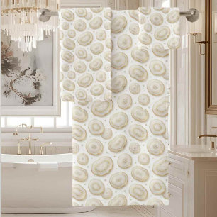 Luxury Agate   Geode Towel Set - White & Gold