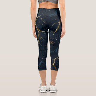 Luxury Ancient Greece Women's Sports & Performance Capri Leggings