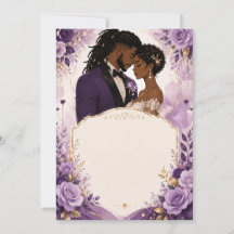 Luxury Anime Purple & Gold Wedding