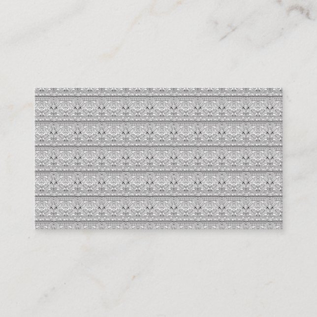 Luxury Art Deco Business Cards (Front)