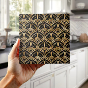Luxury Art Deco Fan Geometric Pat#5 ID1196 Tile