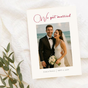 Luxury Art Floral Paisley Wedding Announcement