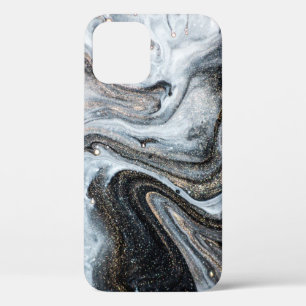 Luxury art in Eastern style. Golden swirl, artisti iPhone 12 Case