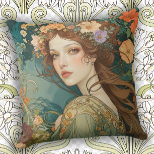 Luxury Art Nouveau Home Accessories Cushion