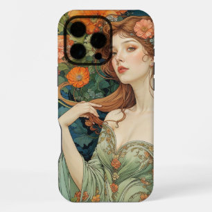 Luxury Art Nouveau iPhone Accessory 16 Pro Max Case