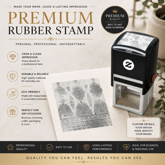 Luxury Artisan Custom Rubber Stamp (Creator Uploaded)