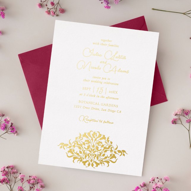 Luxury Artistic Botanical Floral Paisley Wedding (Creator Uploaded)