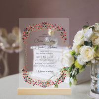 Luxury Artistic Botanical Floral Paisley Wedding