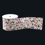 Luxury Artistic Botanical Floral Paisley Wedding Grosgrain Ribbon<br><div class="desc">Beautiful Invitation to celebrate Special occasions and festivals comes with digital and E-invitation as per your request. We would love to replicate our designs to make multiple products like rsvp cards, labels envelopes, and more. Customisation is available for ready to print on request at info@shamaurcreatif@gmail.com Look Forward to hearing from...</div>