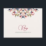 Luxury Artistic Botanical Floral Paisley Wedding Postcard<br><div class="desc">Beautiful Invitation to celebrate Special occasions and festivals comes with digital and E-invitation as per your request. We would love to replicate our designs to make multiple products like rsvp cards, labels envelopes, and more. Customisation is available for ready to print on request at info@shamaurcreatif@gmail.com. Look Forward to hearing from...</div>