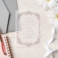 Luxury Artistic Botanical Floral Paisley Wedding