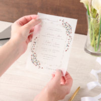 Luxury Artistic Botanical Floral Paisley Wedding