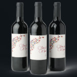 Luxury Artistic Botanical Floral Paisley Wedding Wine Label<br><div class="desc">Beautiful Invitation to celebrate Special occasions and festivals comes with digital and E-invitation as per your request. We would love to replicate our designs to make multiple products like rsvp cards, labels envelopes, and more. Customisation is available for ready to print on request at info@shamaurcreatif@gmail.com. Look Forward to hearing from...</div>