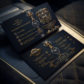 Luxury Automotive Business Card