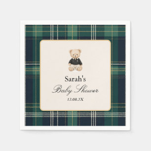 Luxury Baby Shower Boy Napkin