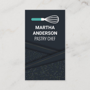 Luxury Background   Whisk Icon Business Card