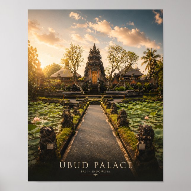 Luxury Bali Ubud Palace Poster (Front)