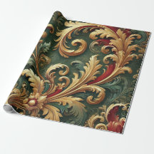 Luxury Baroque Damask Pattern