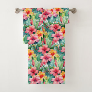 Luxury Bath Towel Set   Pamper Yourself w/ Flowers