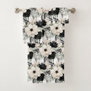 Luxury Bath Towel Set   Pamper Yourself w/ Flowers