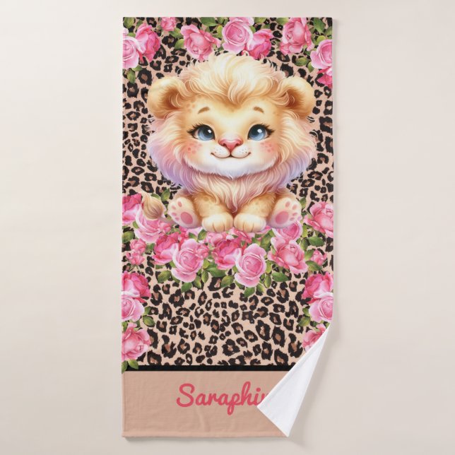 Luxury Bath Towel Set | Pamper Yourself w/ Flowers (Bath Towel)