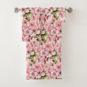 Luxury Bath Towel Set   Pamper Yourself w/ Flowers