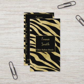 Luxury Beauty Professional Business Card