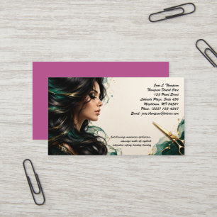 💇♀️ Luxury Beauty Salon Business Card