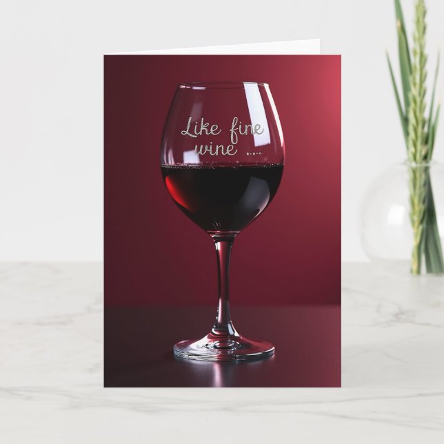 Luxury Birthday Cheers Card (Front)
