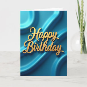 Luxury Birthday Wishes Card