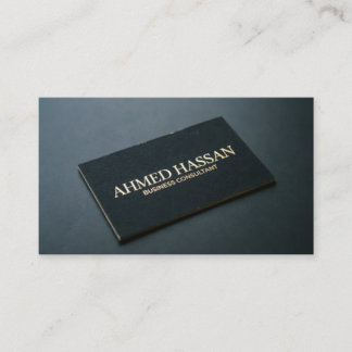 Luxury Black and Gold Business Card - Executive Pr