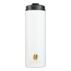 Luxury Black and Gold Personalised Monogram