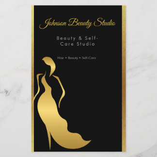 Luxury Black & Gold Minimal Luxury Flyer