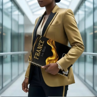 Luxury Black & Liquid Gold | France Les Bleus Edit Planner