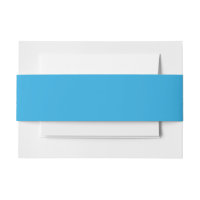 Luxury Blue Belly Bands | Elegant Invitations