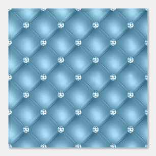 Luxury Blue Sparkling Seamless Pattern Wallpaper