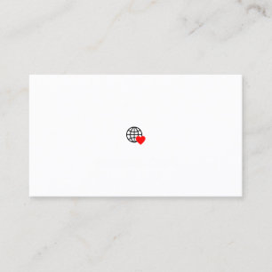 Luxury Blush Crest Minimalist Business Card