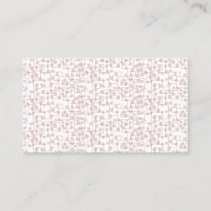 Luxury Blush Pink Business Card