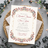 Luxury Botanical Floral Paisley Bridal Shower