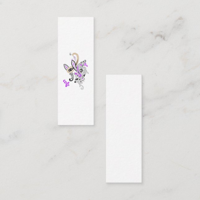 Luxury Botanical Paisley Collection Calling Card (Front/Back)