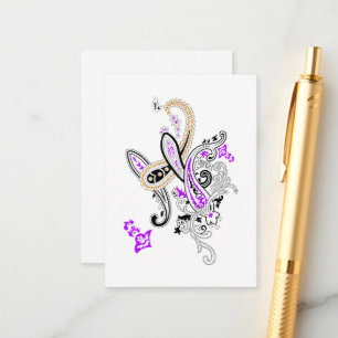 Luxury Botanical Paisley Collection Enclosure Card
