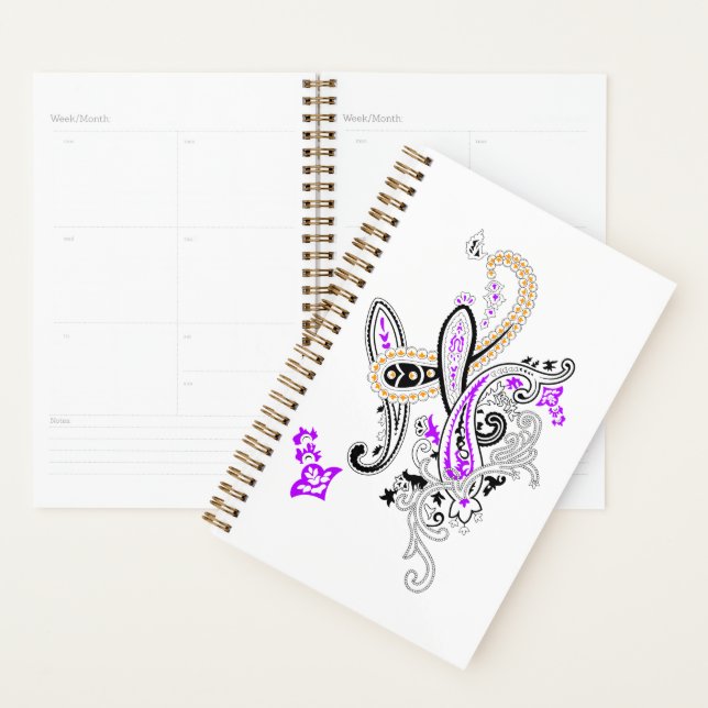 Luxury Botanical Paisley Collection Planner (Display)