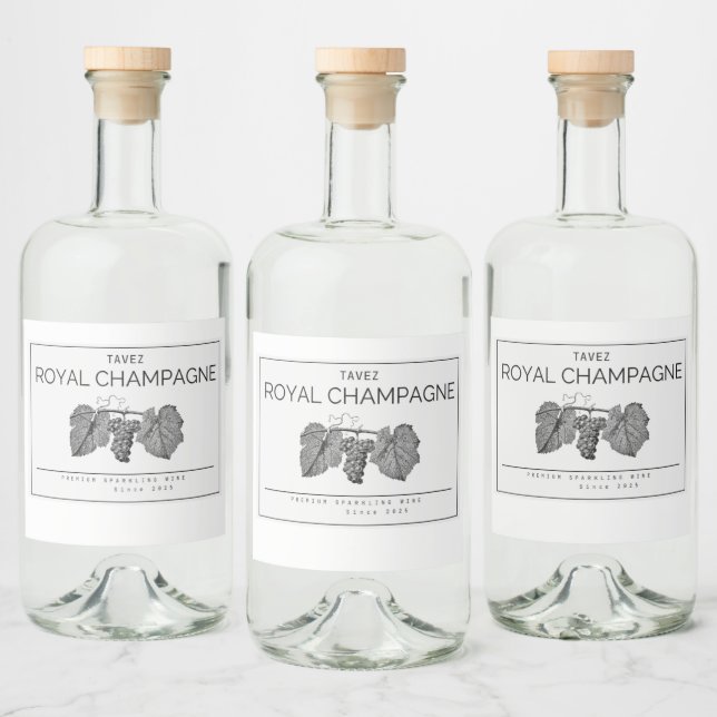 Luxury Bottle Label Design (Bottles)