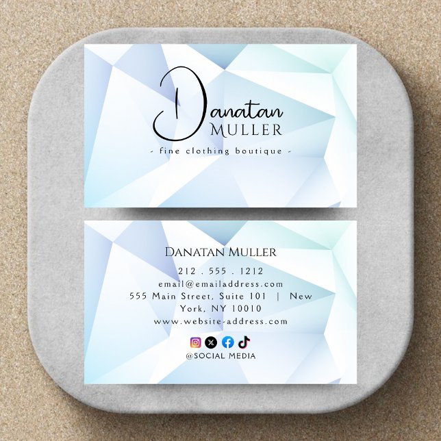 Luxury Boutique opal stone  Business Card (Creator Uploaded)
